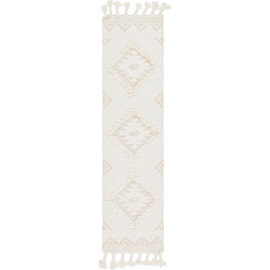 Rug Unique Loom Mesa Ivory Runner 2' 2 x 8' 2