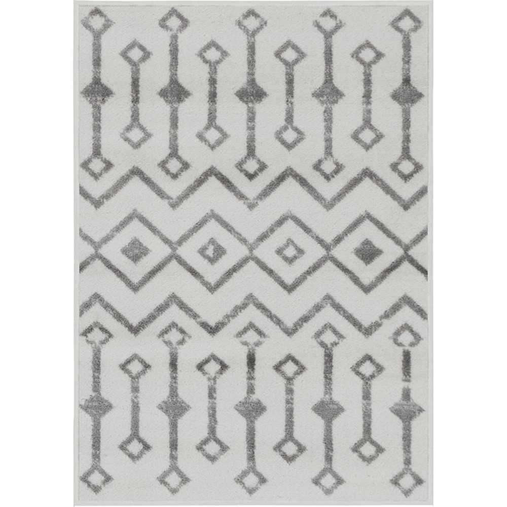 Rug Unique Loom Moroccan Trellis Ivory Rectangular 2' 2 x 3' 0