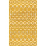 Rug Unique Loom Moroccan Trellis Yellow Rectangular 3' 3 x 5' 3