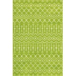 Rug Unique Loom Moroccan Trellis Green Rectangular 5' 0 x 8' 0