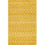 Rug Unique Loom Moroccan Trellis Yellow Rectangular 5' 0 x 8' 0