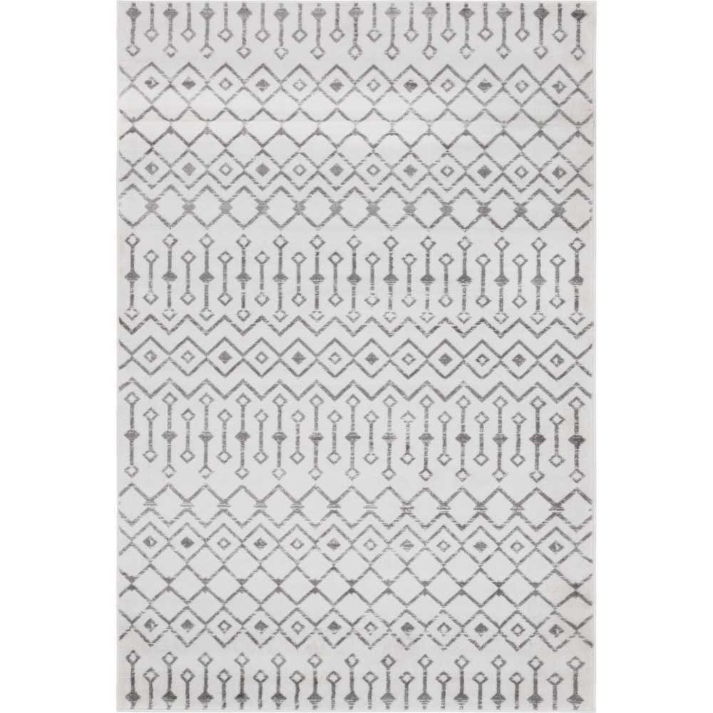 Rug Unique Loom Moroccan Trellis Ivory Rectangular 6' 0 x 9' 0 Rug Unique Loom Moroccan Trellis Ivory Rectangular 6' 0 x 9' 0