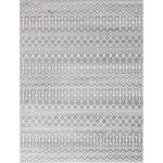 Rug Unique Loom Moroccan Trellis Dark Gray Rectangular 9' 0 x 12' 0