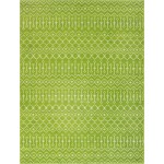 Rug Unique Loom Moroccan Trellis Green Rectangular 9' 0 x 12' 0