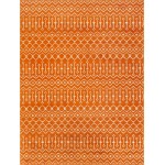 Rug Unique Loom Moroccan Trellis Orange Rectangular 9' 0 x 12' 0