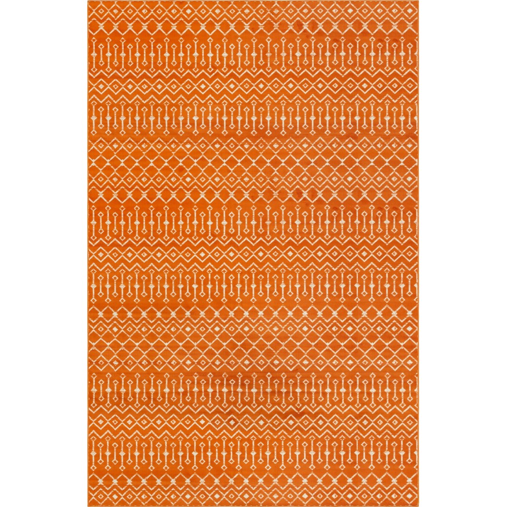 Rug Unique Loom Moroccan Trellis Orange Rectangular 10' 8 x 16' 5 Rug Unique Loom Moroccan Trellis Orange Rectangular 10' 8 x 16' 5
