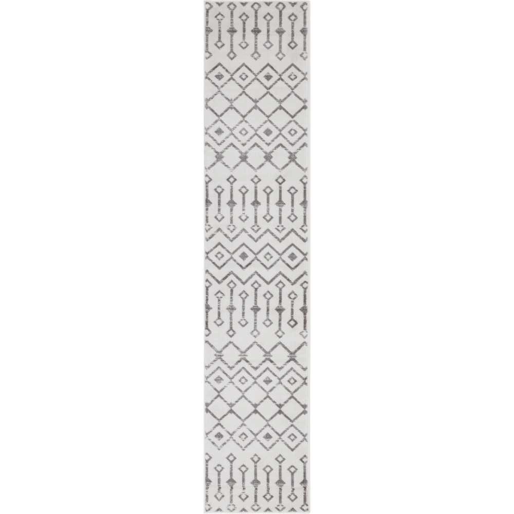 Rug Unique Loom Moroccan Trellis Ivory Runner 2' 0 x 9' 10 Rug Unique Loom Moroccan Trellis Ivory Runner 2' 0 x 9' 10