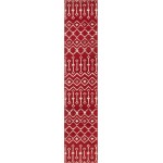 Rug Unique Loom Moroccan Trellis Red Runner 2' 0 x 9' 10