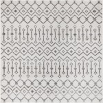 Rug Unique Loom Moroccan Trellis Ivory Square 6' 0 x 6' 0