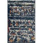 Rug Unique Loom Morocco Navy Blue Rectangular 2' 2 x 3' 0