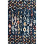 Rug Unique Loom Morocco Navy Blue Rectangular 2' 2 x 3' 0