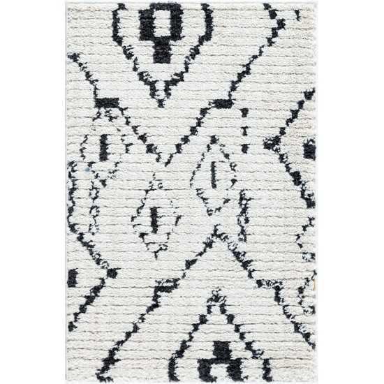 Rug Unique Loom Morocco Ivory Rectangular 2' 2 x 3' 0