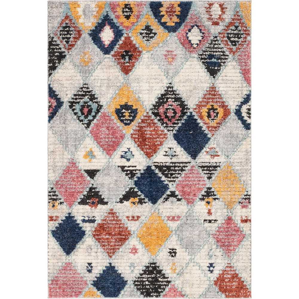 Rug Unique Loom Morocco Ivory Rectangular 4' 0 x 6' 0 Rug Unique Loom Morocco Ivory Rectangular 4' 0 x 6' 0