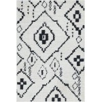 Rug Unique Loom Morocco Ivory Rectangular 4' 0 x 6' 0