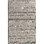 Rug Unique Loom Morocco Ivory Rectangular 5' 0 x 8' 0