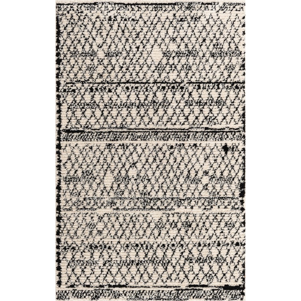 Rug Unique Loom Morocco Ivory Rectangular 5' 0 x 8' 0 Rug Unique Loom Morocco Ivory Rectangular 5' 0 x 8' 0