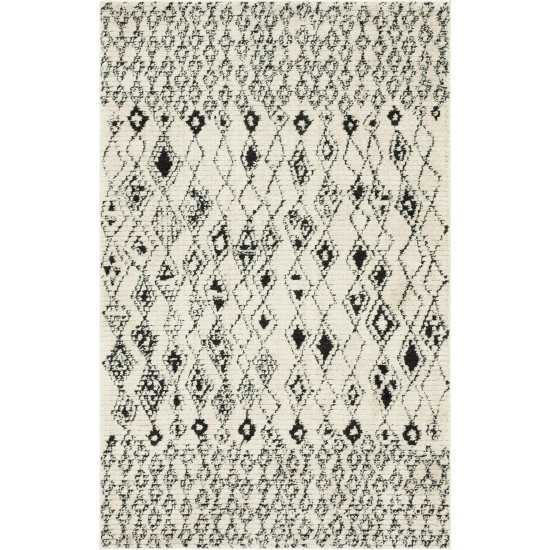 Rug Unique Loom Morocco Ivory Rectangular 5' 0 x 8' 0