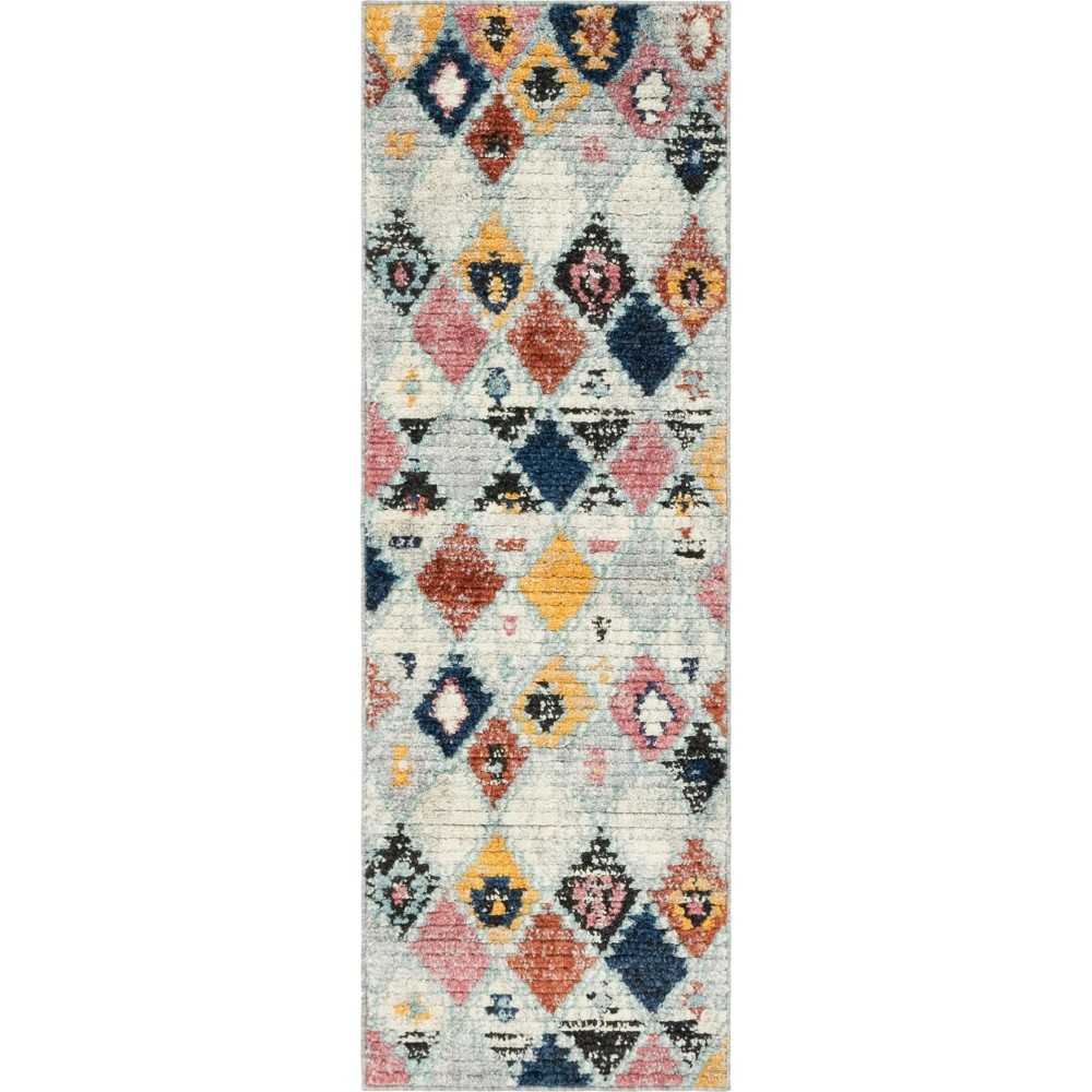 Rug Unique Loom Morocco Ivory Runner 2' 2 x 6' 0 Rug Unique Loom Morocco Ivory Runner 2' 2 x 6' 0