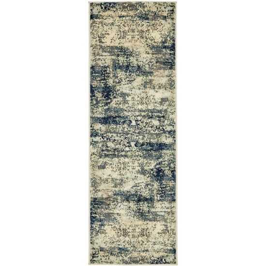 Rug Unique Loom Mystic Gray Runner 2' 0 x 6' 0