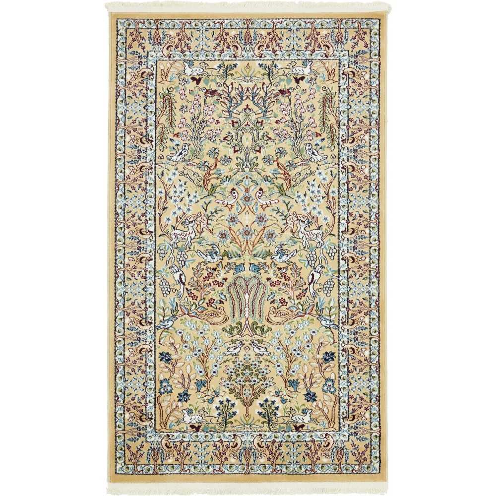 Rug Unique Loom Narenj Beige Rectangular 3' 0 x 5' 0