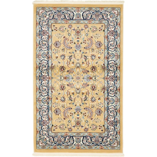 Rug Unique Loom Narenj Tan Rectangular 3' 0 x 5' 0