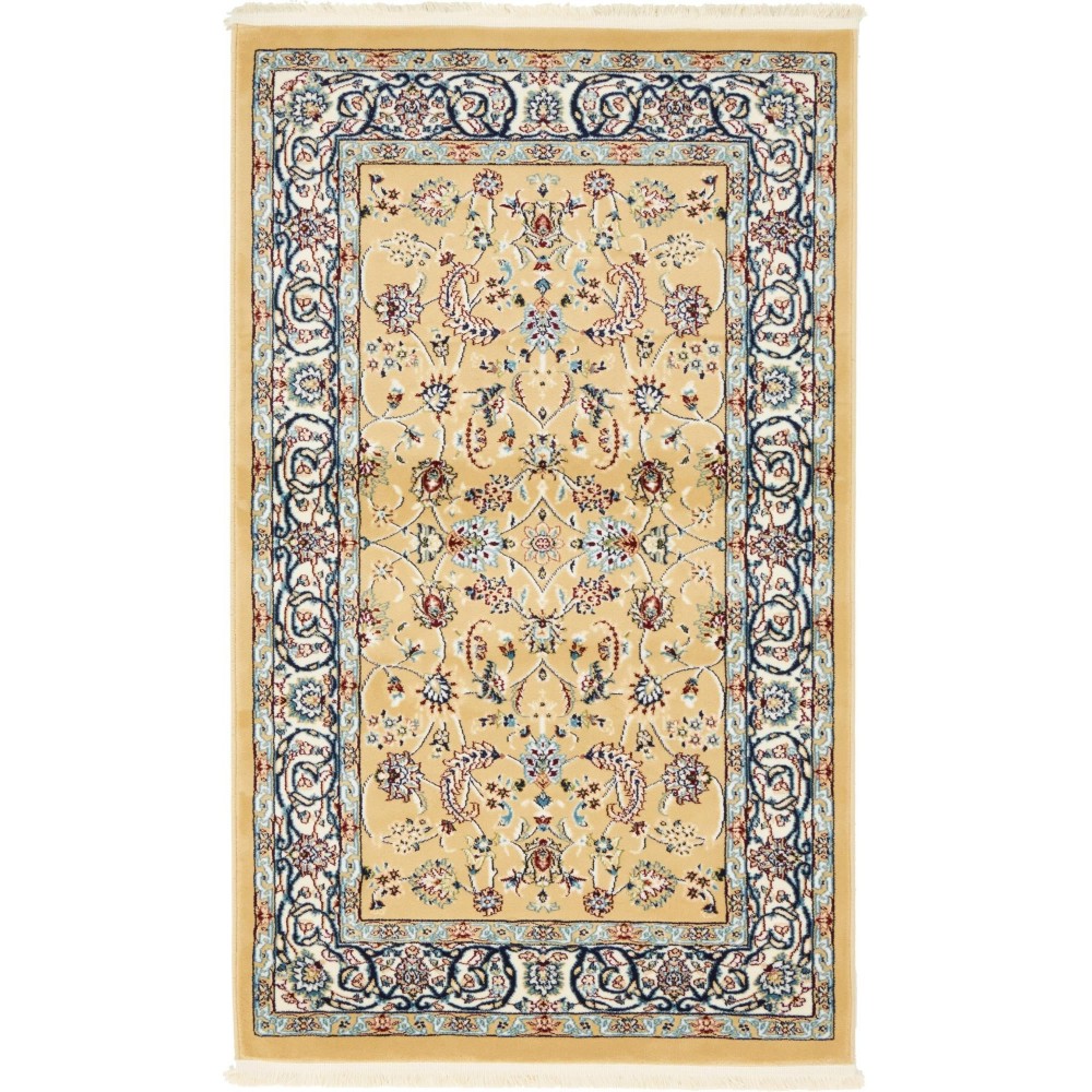 Rug Unique Loom Narenj Tan Rectangular 3' 0 x 5' 0 Rug Unique Loom Narenj Tan Rectangular 3' 0 x 5' 0
