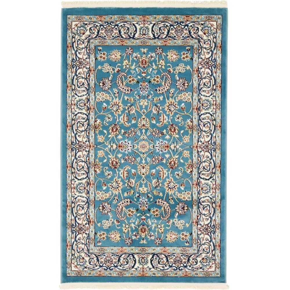 Rug Unique Loom Narenj Blue Rectangular 3' 0 x 5' 0 Rug Unique Loom Narenj Blue Rectangular 3' 0 x 5' 0