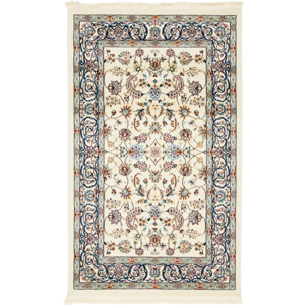 Rug Unique Loom Narenj Ivory Rectangular 3' 0 x 5' 0 Rug Unique Loom Narenj Ivory Rectangular 3' 0 x 5' 0