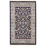 Rug Unique Loom Narenj Navy Blue Rectangular 3' 0 x 5' 0