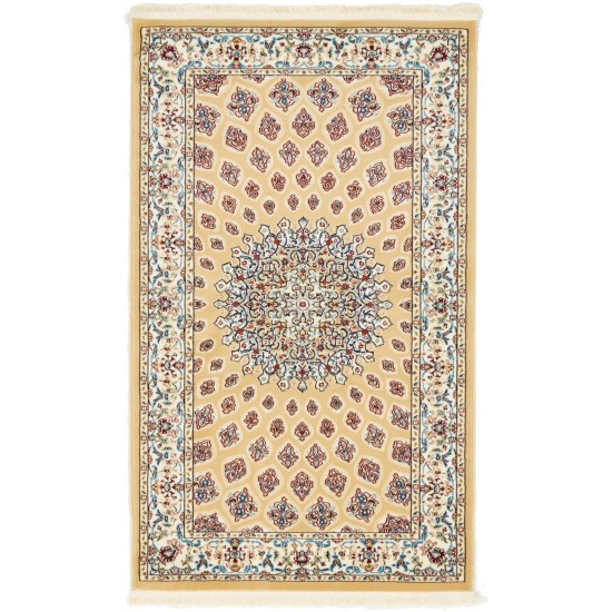 Rug Unique Loom Narenj Tan Rectangular 3' 0 x 5' 0