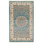 Rug Unique Loom Narenj Blue Rectangular 3' 0 x 5' 0