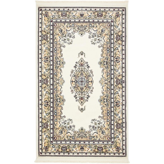 Rug Unique Loom Narenj Ivory Rectangular 3' 0 x 5' 0