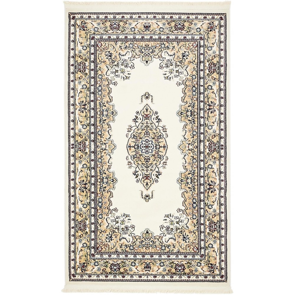 Rug Unique Loom Narenj Ivory Rectangular 3' 0 x 5' 0 Rug Unique Loom Narenj Ivory Rectangular 3' 0 x 5' 0