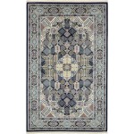 Rug Unique Loom Narenj Navy Blue Rectangular 5' 0 x 8' 0