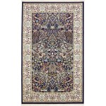Rug Unique Loom Narenj Navy Blue Rectangular 5' 0 x 8' 0