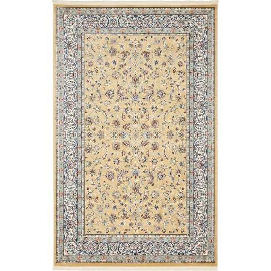 Rug Unique Loom Narenj Tan Rectangular 5' 0 x 8' 0