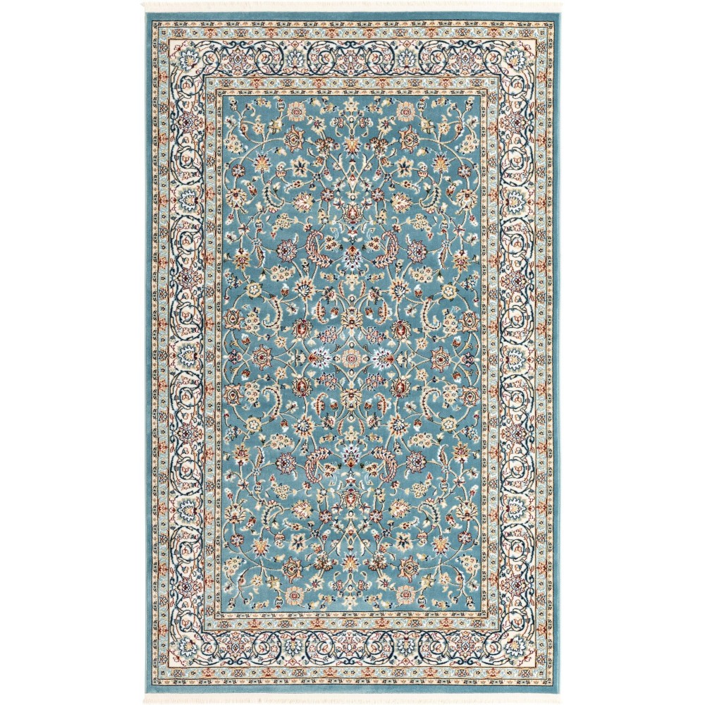 Rug Unique Loom Narenj Blue Rectangular 5' 0 x 8' 0 Rug Unique Loom Narenj Blue Rectangular 5' 0 x 8' 0