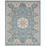 Rug Unique Loom Narenj Blue Rectangular 8' 0 x 10' 0