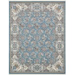 Rug Unique Loom Narenj Blue Rectangular 8' 0 x 10' 0