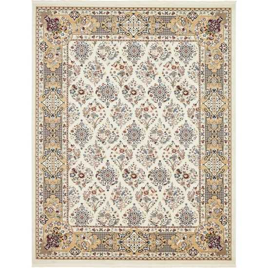 Rug Unique Loom Narenj Ivory Rectangular 8' 0 x 10' 0