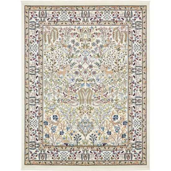 Rug Unique Loom Narenj Ivory Rectangular 8' 0 x 10' 0