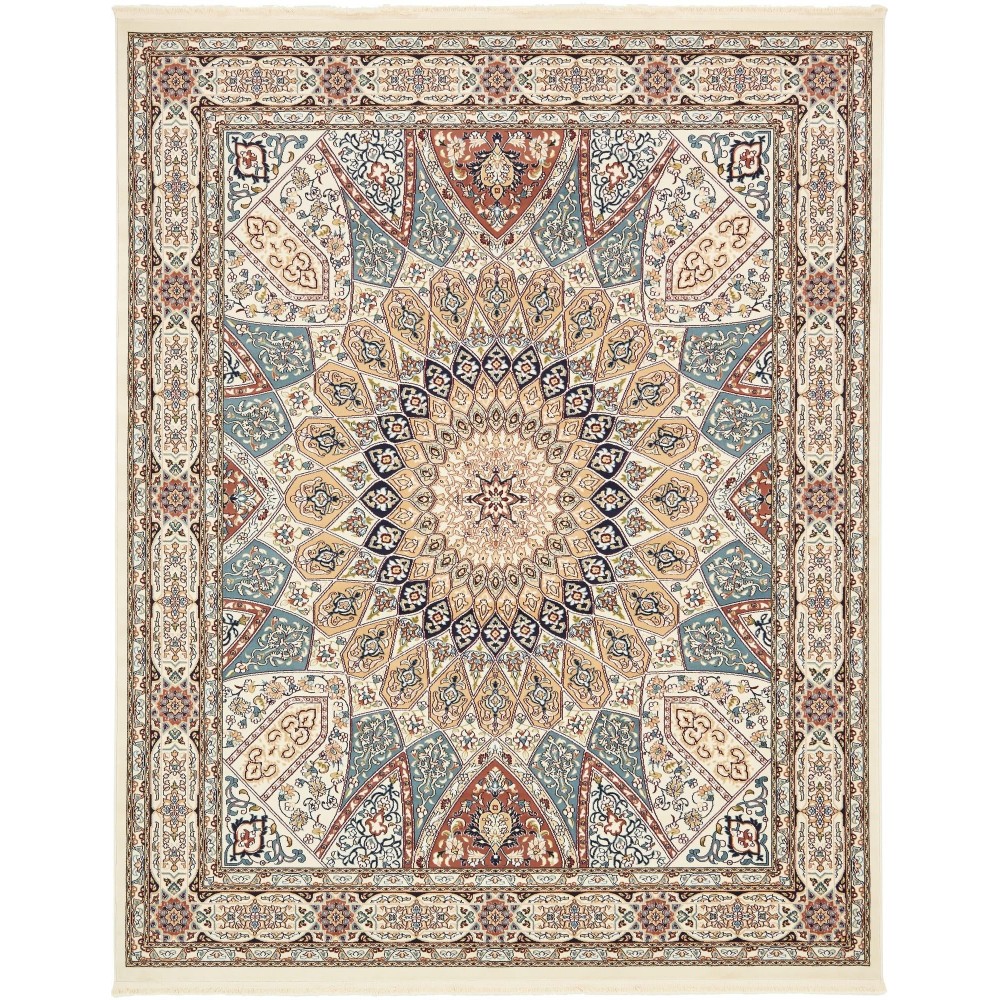 Rug Unique Loom Narenj Ivory Rectangular 8' 0 x 10' 0 Rug Unique Loom Narenj Ivory Rectangular 8' 0 x 10' 0