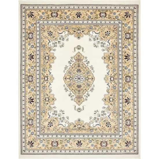 Rug Unique Loom Narenj Ivory Rectangular 8' 0 x 10' 0