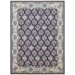 Rug Unique Loom Narenj Navy Blue Rectangular 10' 0 x 13' 0