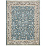 Rug Unique Loom Narenj Blue Rectangular 10' 0 x 13' 0