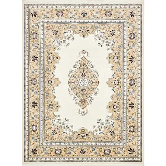 Rug Unique Loom Narenj Ivory Rectangular 10' 0 x 13' 0