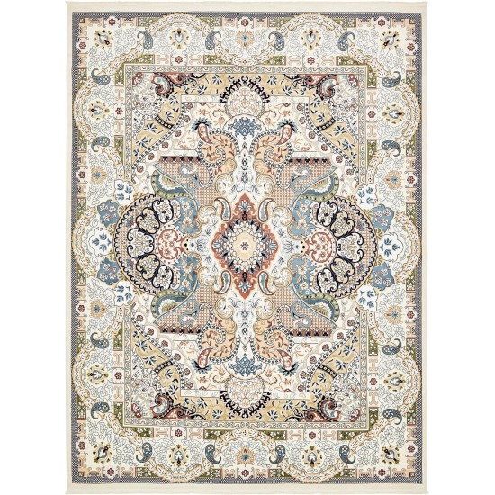 Rug Unique Loom Narenj Ivory Rectangular 10' 0 x 13' 0