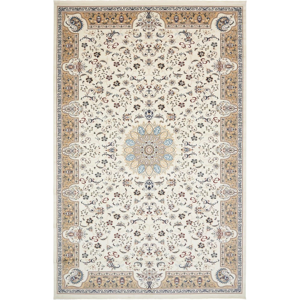 Rug Unique Loom Narenj Ivory Rectangular 13' 0 x 19' 8