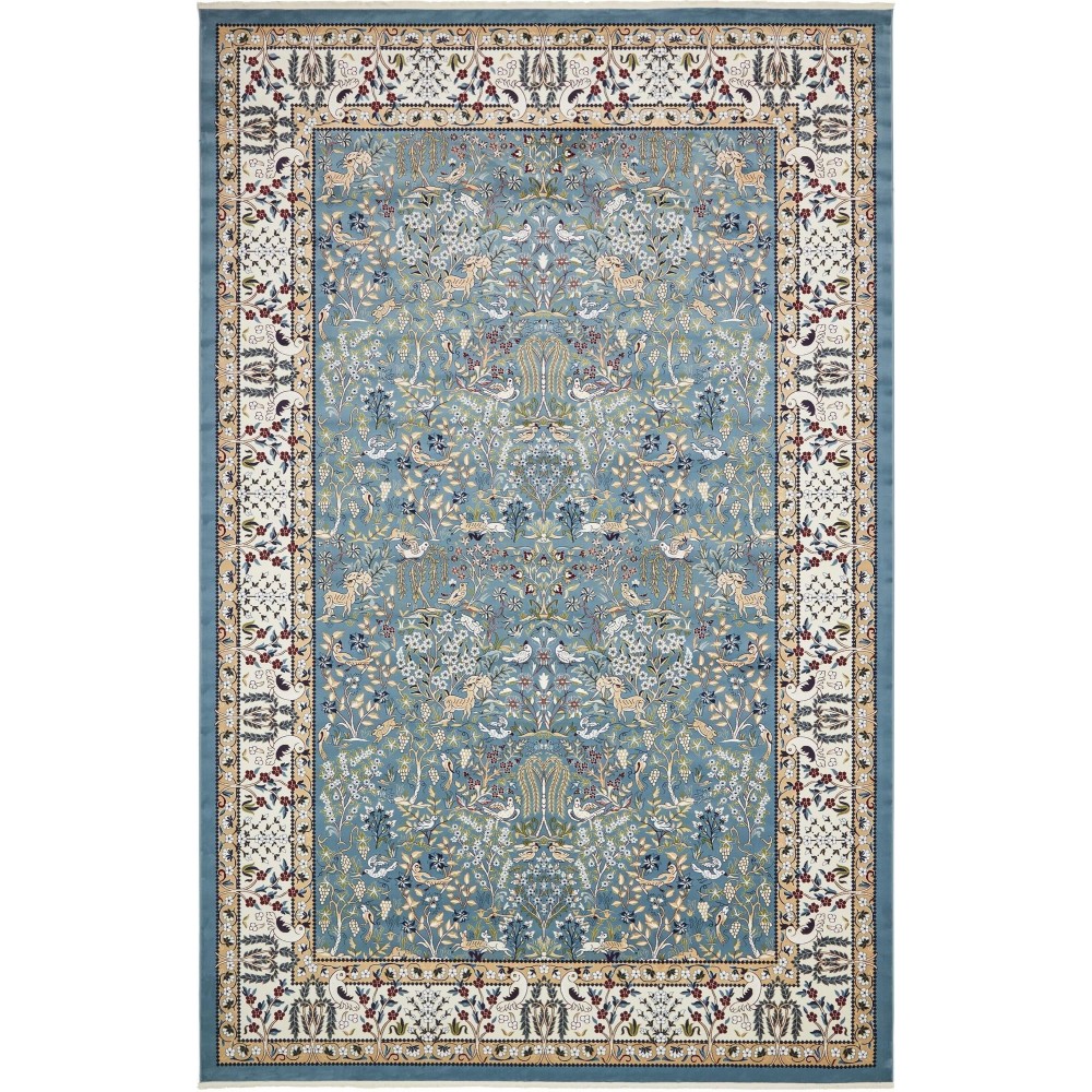 Rug Unique Loom Narenj Blue Rectangular 13' 0 x 19' 8 Rug Unique Loom Narenj Blue Rectangular 13' 0 x 19' 8