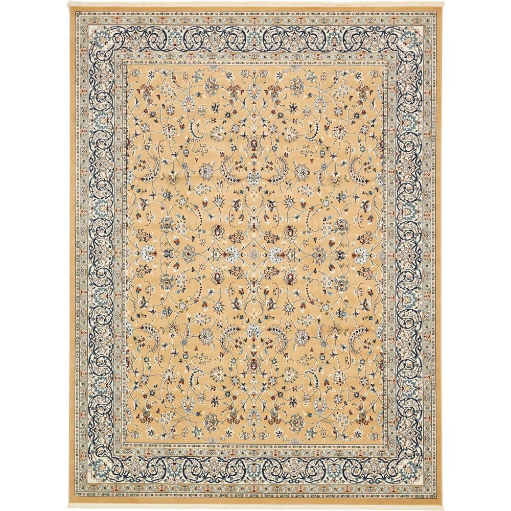 Rug Unique Loom Narenj Tan Rectangular 13' 0 x 19' 8